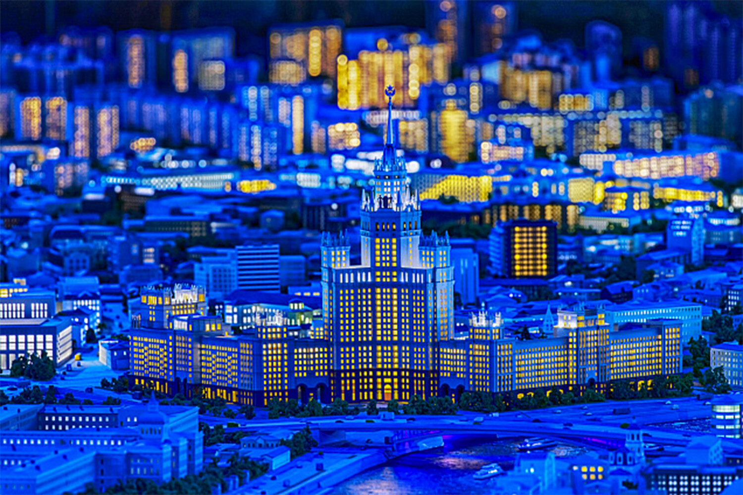 макет москвы вднх
