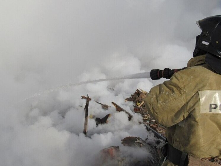 В Чамзинском районе экстренные службы ликвидируют возгорание на полигоне ТКО