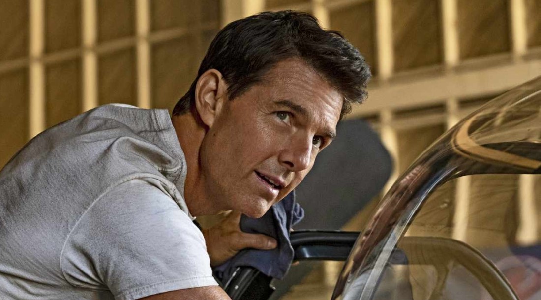 Том Круз, кадр из фильма «Топ Ган: Мэверик» (2022)