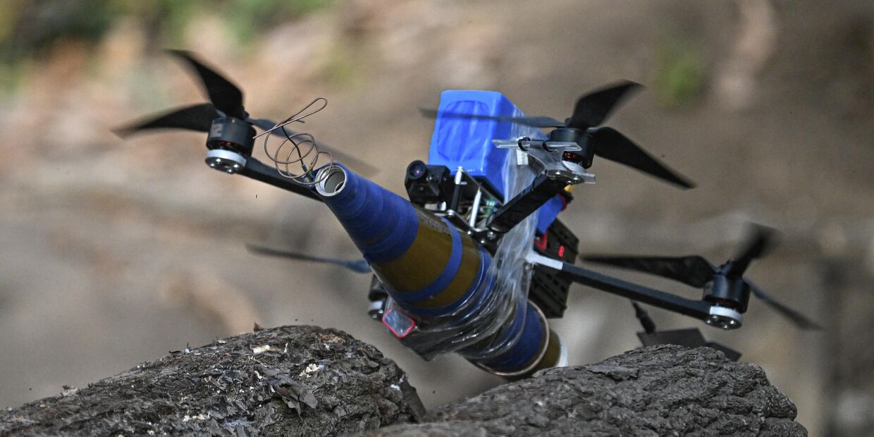 Боевая работа расчета БПЛА группировки Центр