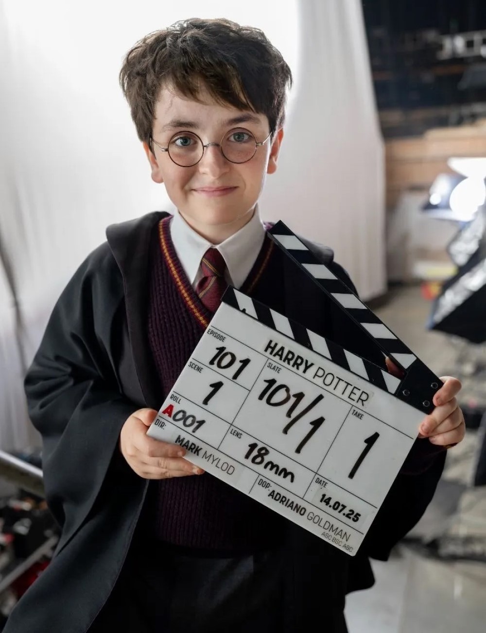 Кадр со съемок 1 сезона сериала «Гарри Поттер» (2027) / Фото: HBO