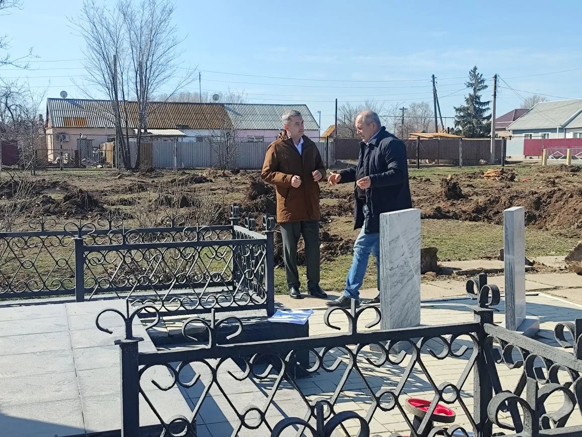 В парке села Черёмуха приступают к работам в мемориальной зоне