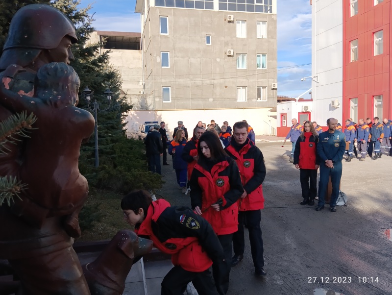 Специалисты Северо-Кавказского филиала приняли участие в торжественном мероприятии, посвященном Дню спасателя