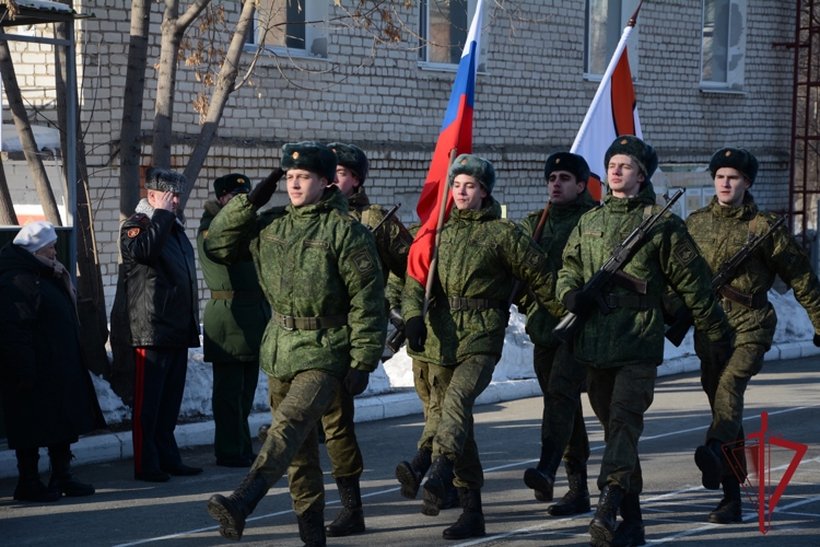 Начальник Управления Росгвардии принял участие в торжественной церемонии посвящения в курсанты Военного учебного центра