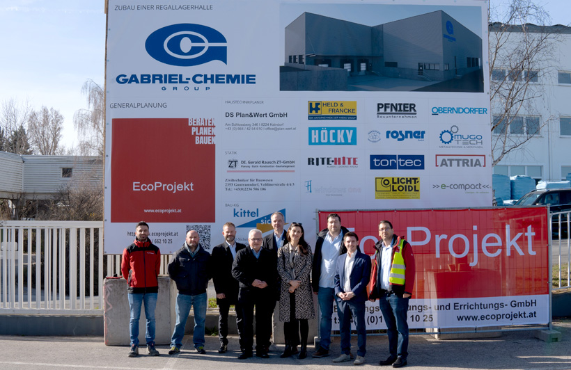 Gabriel-Chemie расширяет складские площади для выпуска добавок на своей площадке в Гумпольдскирхене, Австрия