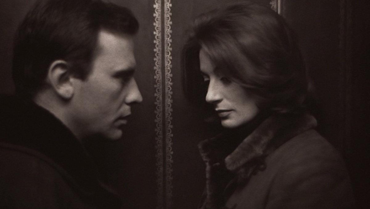 Кадр из фильма «Мужчина и женщина», 1966.