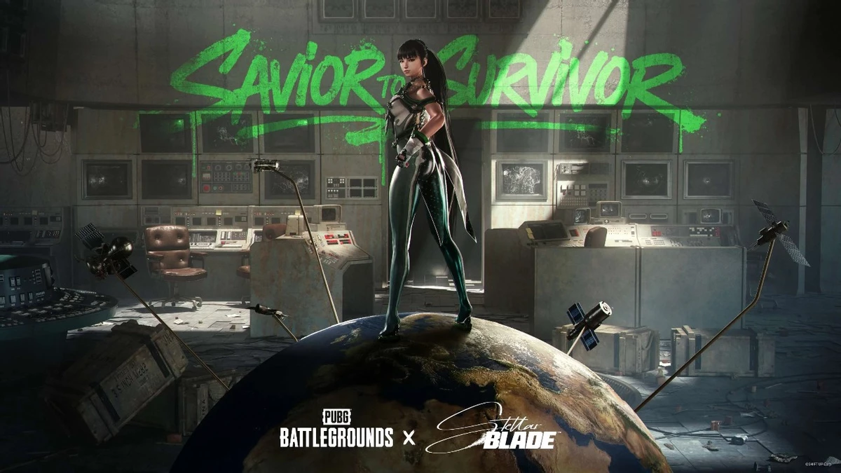 Ева из Stellar Blade бьет сковородой в трейлере PUBG: Battlegrounds — коллаборация начнется 8 апреля