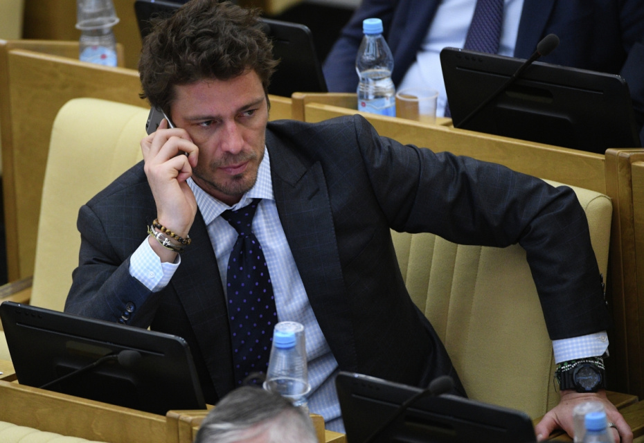 Марат Сафин на последнем пленарном заседании Государственной думы РФ, 2016 год