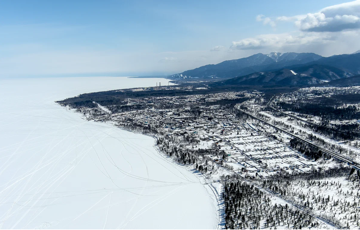 Байкальск в феврале