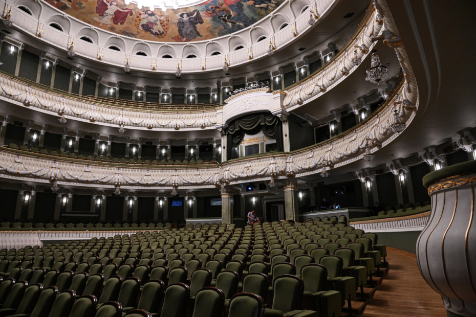 Зрительный зал новой сцены Государственного академического Большого театра России