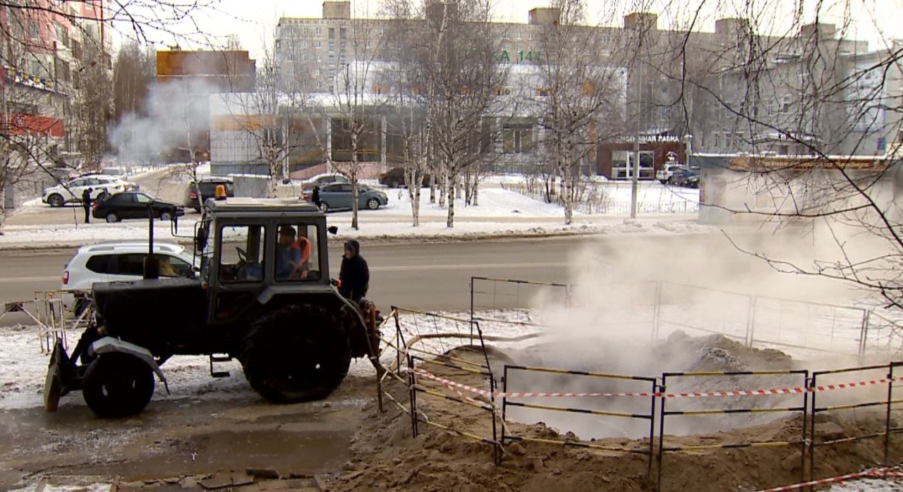 В Нижневартовске 14 домов остались без горячей воды из-за порыва сетей
