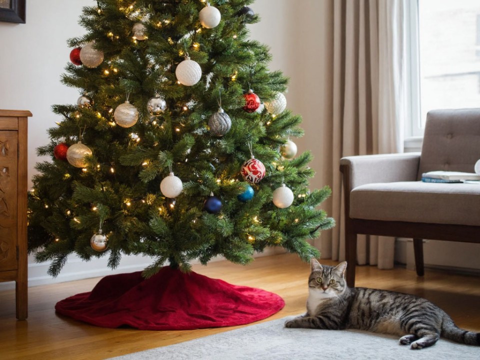 Защита елки от кота и семейные традиции: что взять на заметку для Нового года