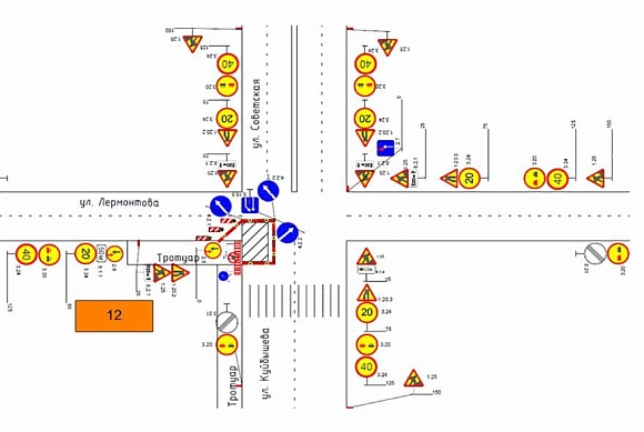 В Пензе с 23 мая перекроют участок на Лермонтова – Куйбышева