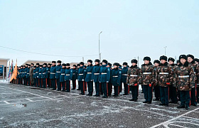 В казачьем кадетском корпусе под Астраханью открыли бюст Александру Суворову