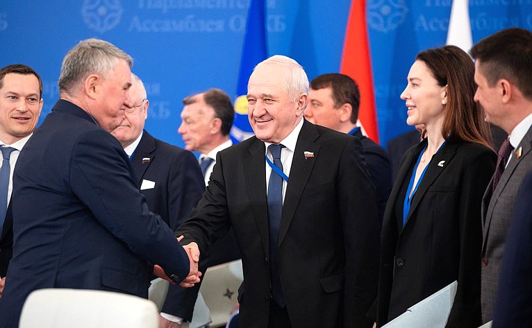 Участие делегации Совета Федерации во главе с заместителем Председателя Совета Федерации в заседании совета ПА ОДКБ