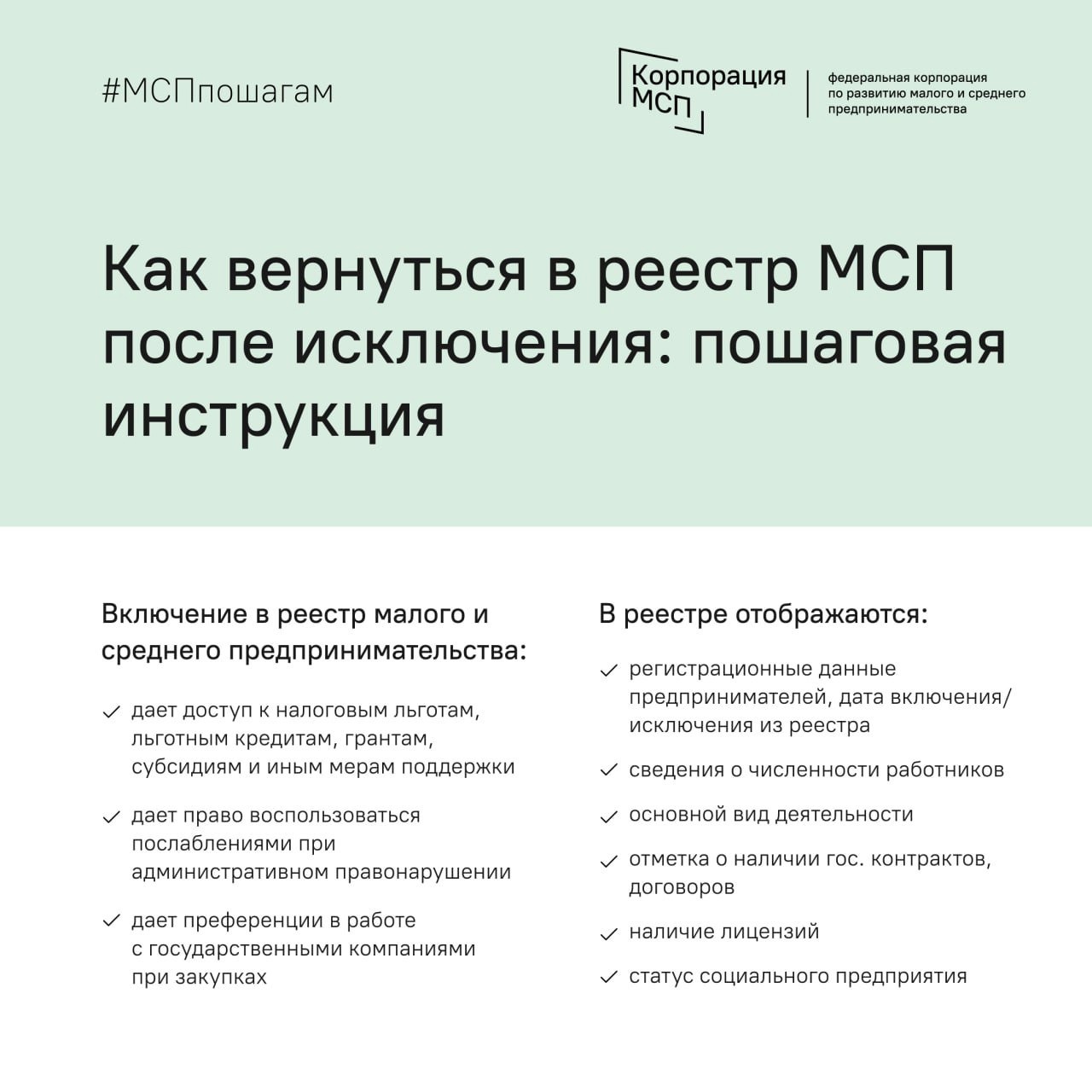 Исключили из реестра мсп что делать. Реестр МСП. Регистр статуса. Состояние МСП.