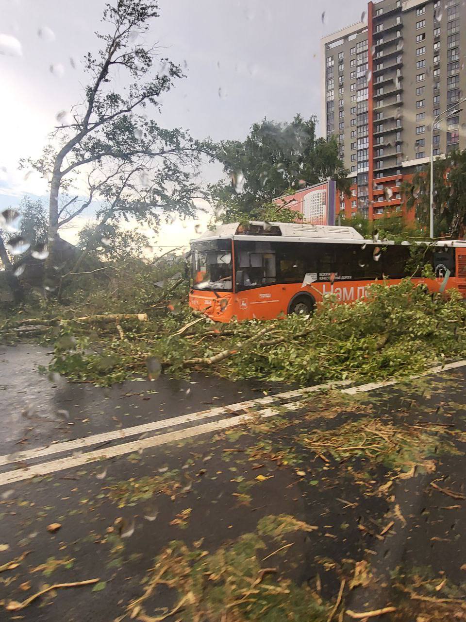 Ураган в Нижнем Новгороде 28 июня