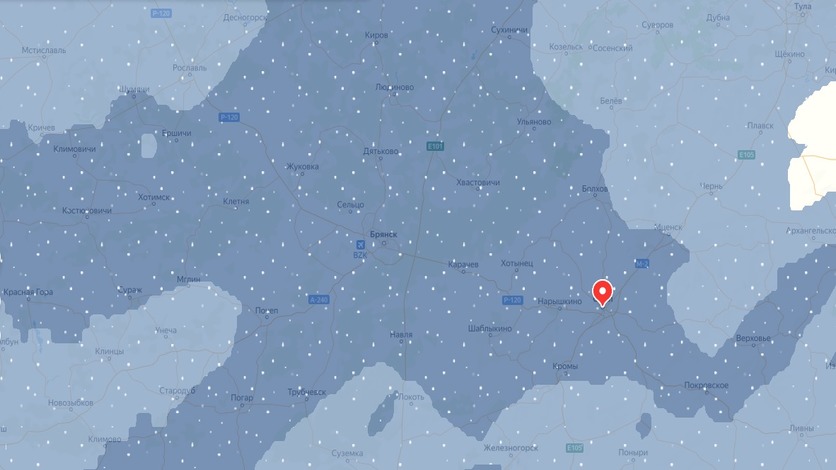 Карта дождя орел