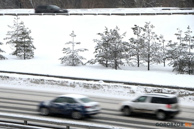 На автодороге Уфа-Бирск-Янаул ограничили движение из-за непогоды