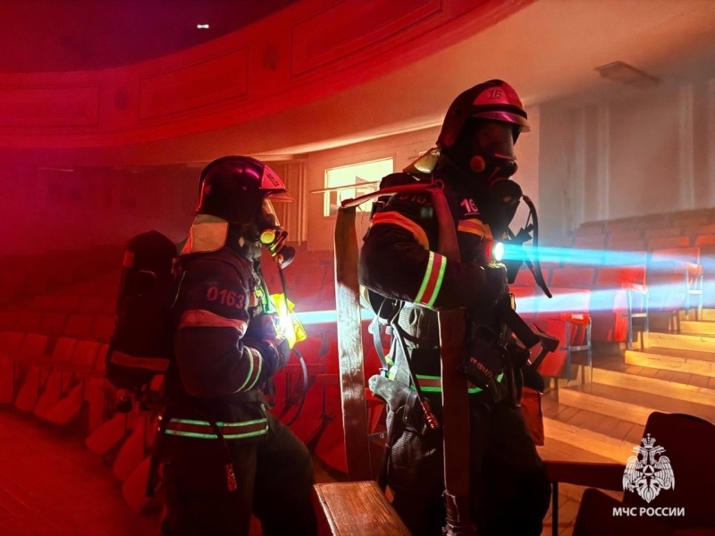 Учения в доме культуры