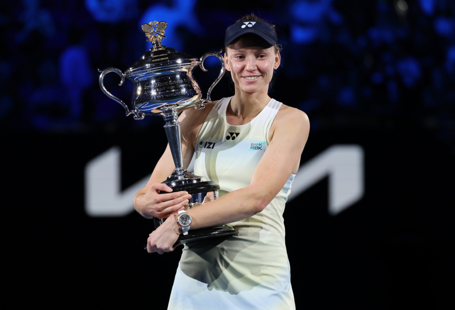 Елена Рыбакина на финале турнира Australian Open, Мельбурн, 31 января 2026 г.