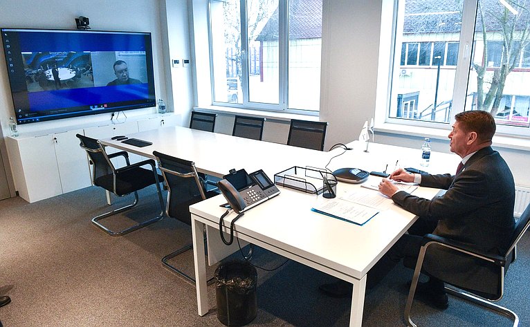 В ходе совещания Комитета СФ по федеративному устройству, региональной политике, МСУ и делам Севера состоялся сеанс видеоконференцсвязи
