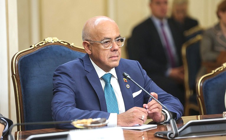 Валентина Матвиенко провела встречу с Председателем Национальной ассамблеи Боливарианской Республики Венесуэла Хорхе Родригесом Гомесом