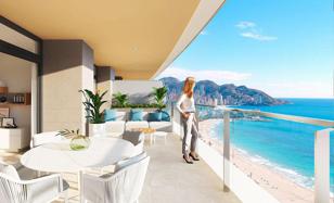 Апартаменты с видом на море в 100 м от пляжа, Бенидорм, Испания за 540 000 €