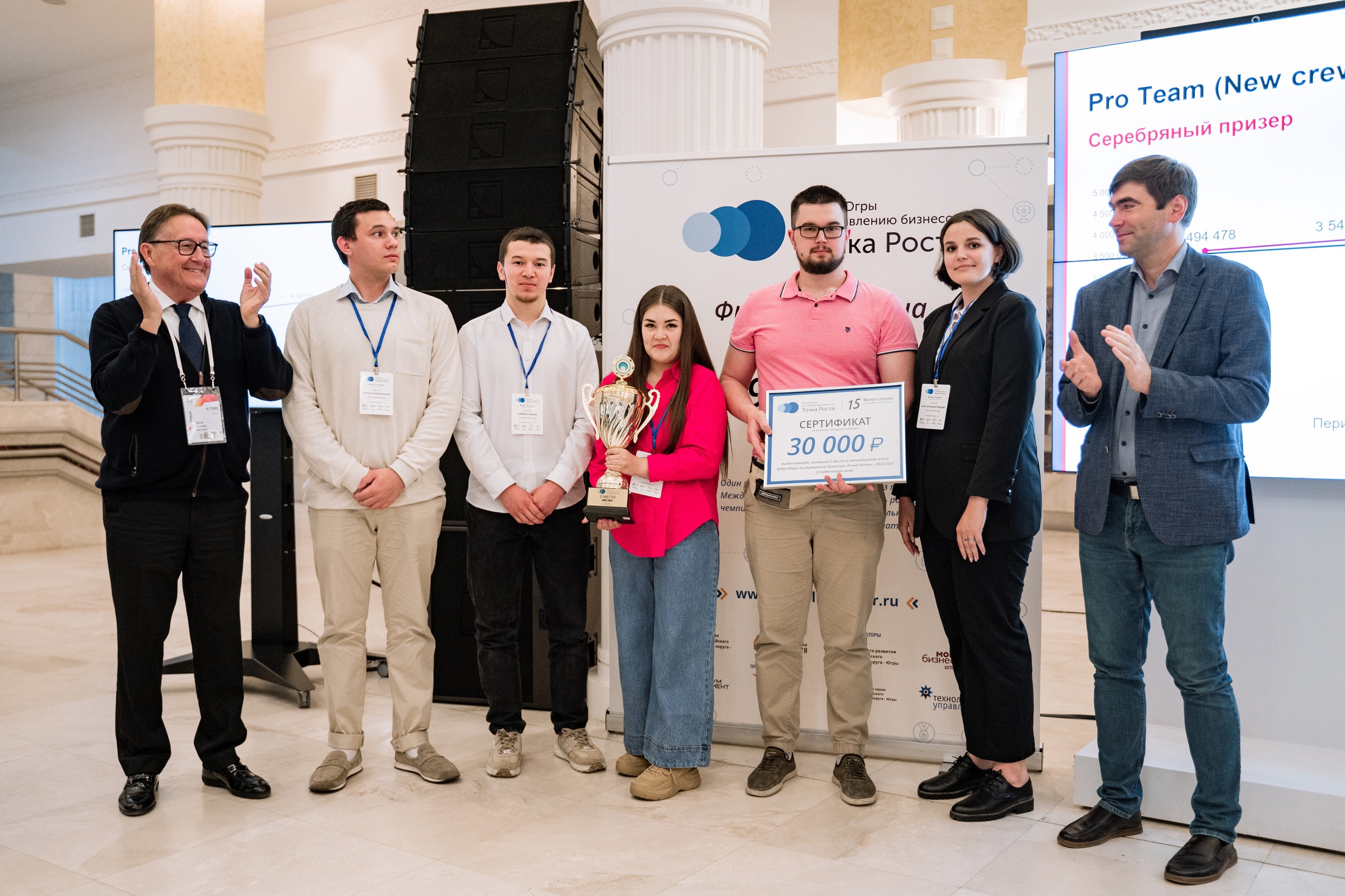 Студенты ЮГУ стали победителями регионального чемпионата «Кубка Югры по управлению бизнесом «Точка Роста»