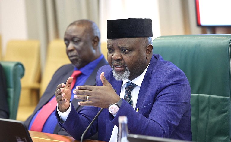 Встреча председателя Комитета СФ по международным делам Григория Карасина с заместителем Председателя Сената Республики Кения Катури Мурунги