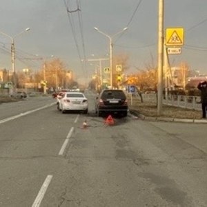 В аварии на Крылова в Абакане досталось автоледи