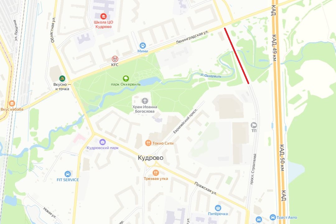 Мост в кудрово проект