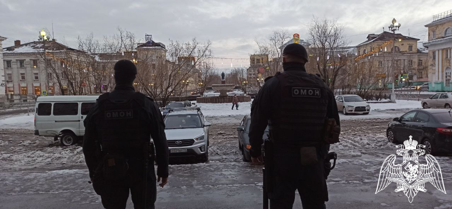 В Воркуте росгвардейцы обеспечивают правопорядок во время проведения XXV Всероссийской Спартакиады «Заполярные игры»