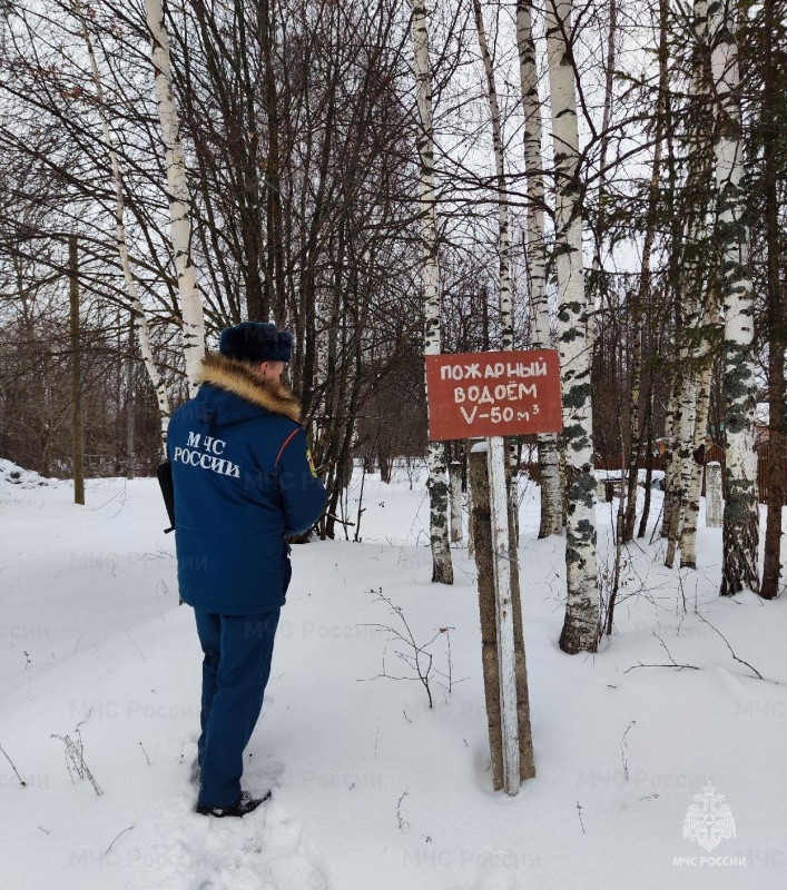 А у вас очищен пожарный водоем?