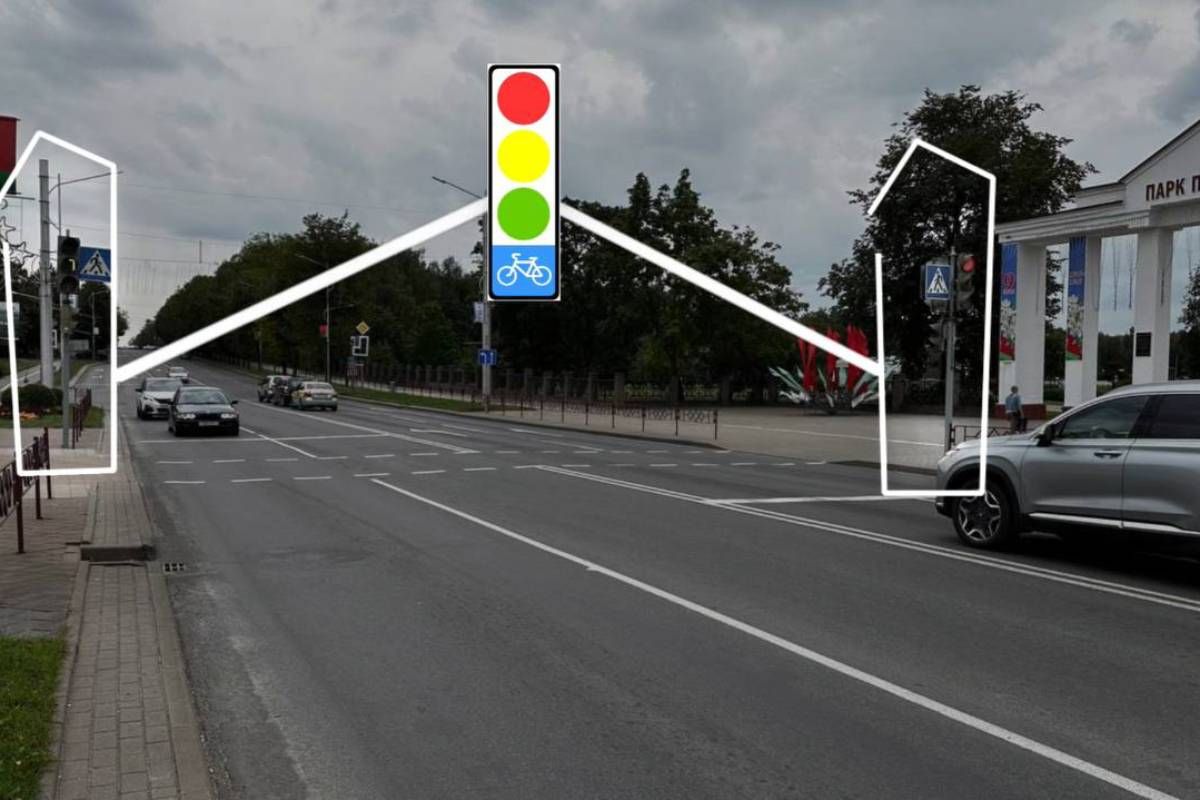 ГАИ ставит таблички для велосипедистов на переходах, где можно не спешиваться: адреса