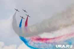 Пилоты устроили шоу для зрителей