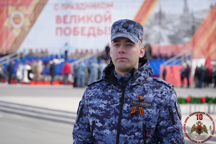 Представители Росгвардии приняли участие в обеспечении безопасности празднования Дня Победы