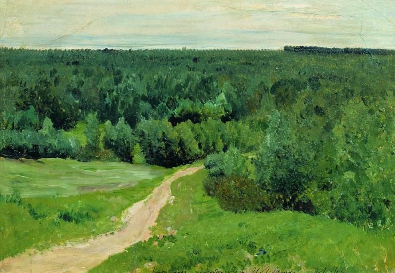 Исаак Левитан. Лесные дали. 1880-1890-е