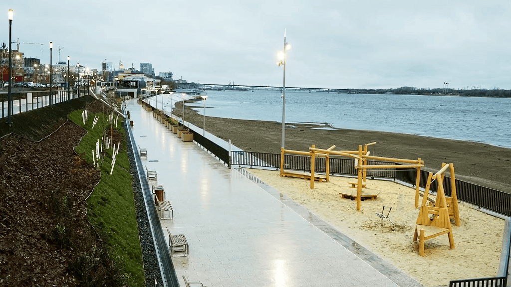 Надземный пешеходный переход в районе пермской набережной построят в 2026 году