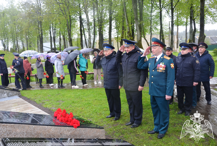 Заместитель начальника регионального управления Росгвардии принял участие в открытии монумента в Калужской области