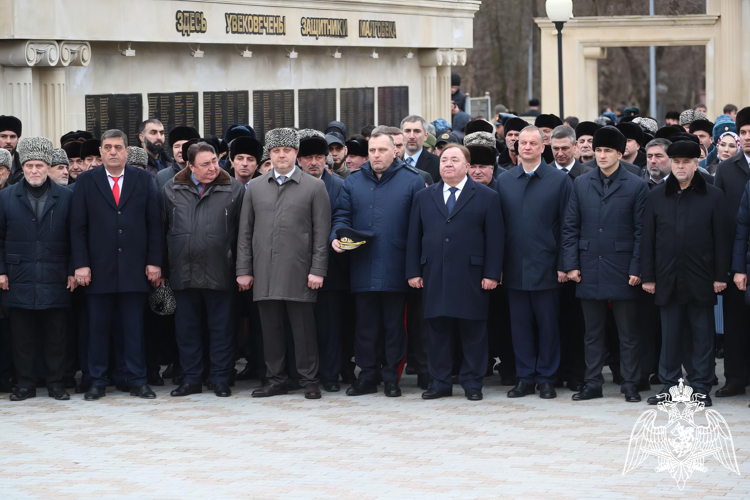 Начальник Управления Росгвардии по Республике Ингушетия принял участие в памятных мероприятиях 