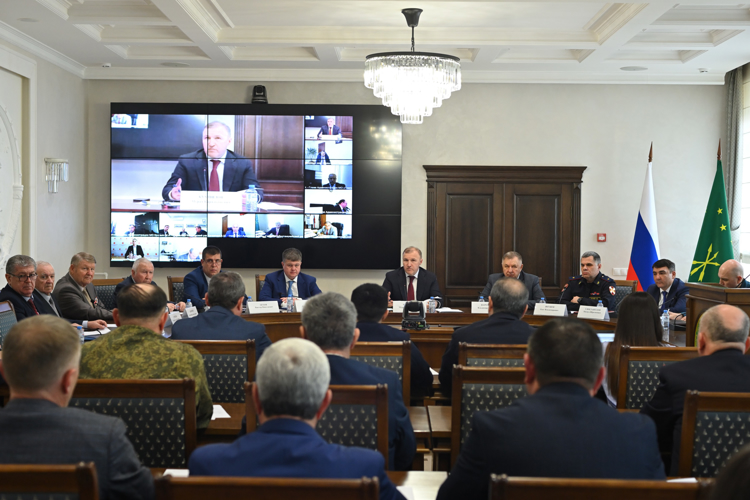 Начальник Управления Росгвардии по Республике Адыгея принял участие в заседании оргкомитета «Победа»