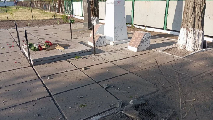 ВСУ нанесли удар по мемориалу героям Великой Отечественной войне в Брилевке