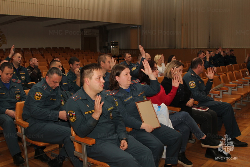 В Главном управлении прошла отчетно-выборная конференция организаций профсоюза МЧС России