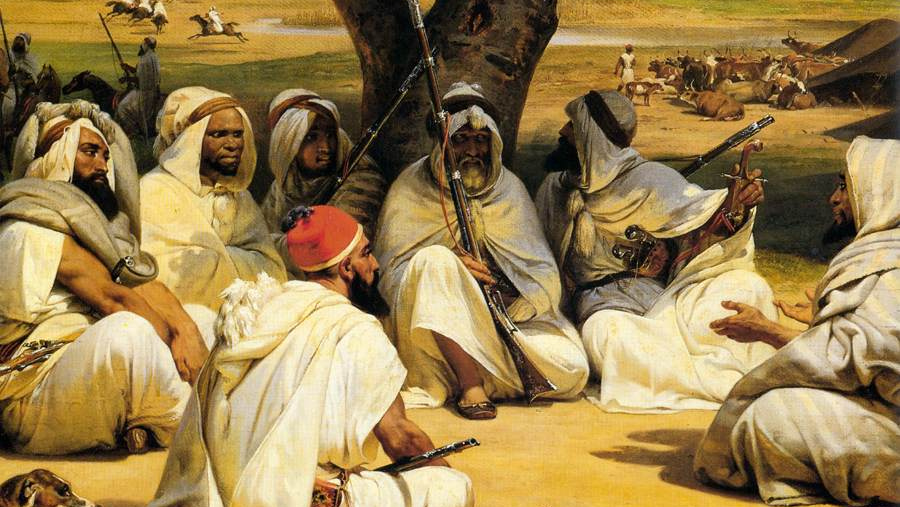 Орас Верне. Переговоры арабских вождей. 1836