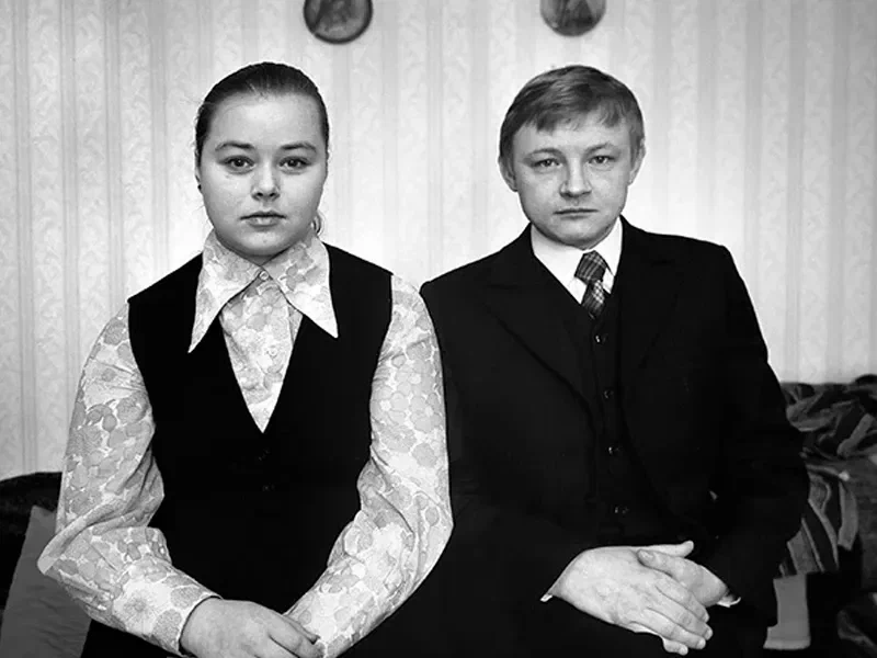 Михаил Кононов с женой Натальей, 1970-е годы