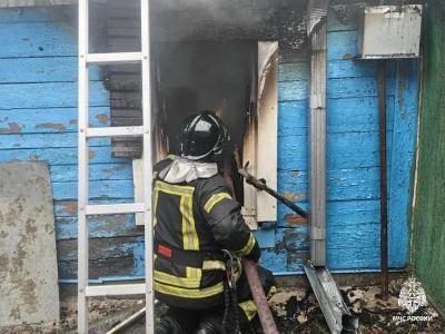 В Энгельсе пожарные спасли из десятиэтажки женщину с ребенком