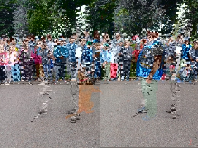 Представители Совета ветеранов Росгвардии встретились с юными спортсменами спортивного лагеря «Олимпиец»