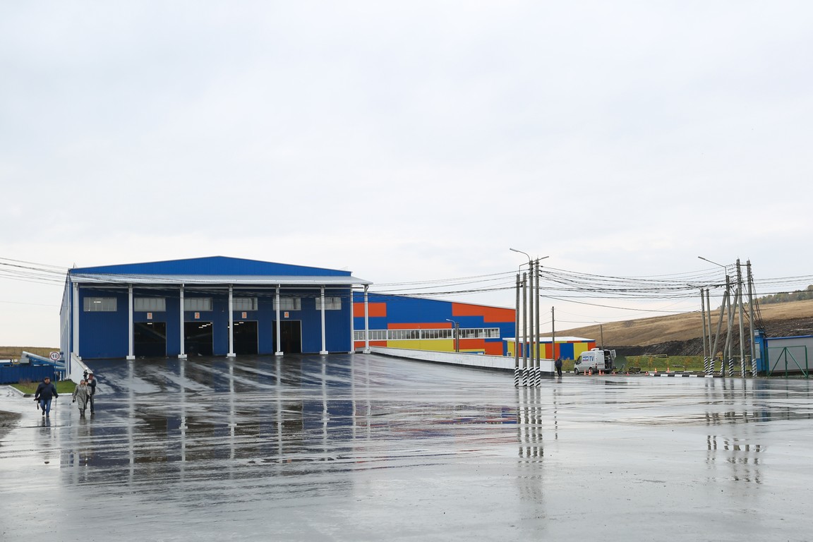 Автоматический мусоросортировочный комплекс под Губкином
