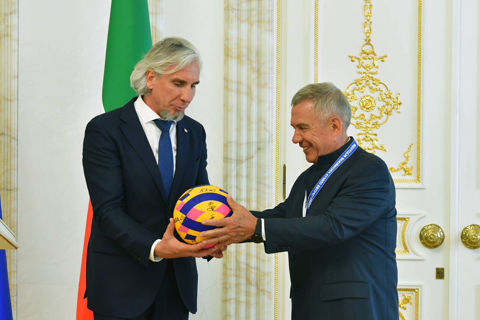 Ирек Зиннуров и Рустам Минниханов